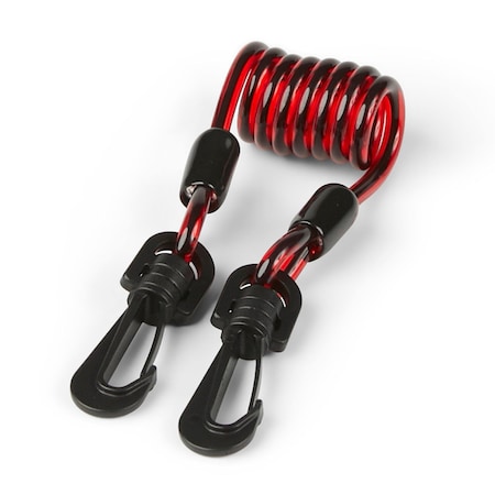 Gripps Coil Wrist Tether Single-Action, Non-Conductive 5.5lbs, 10PK H01062-10